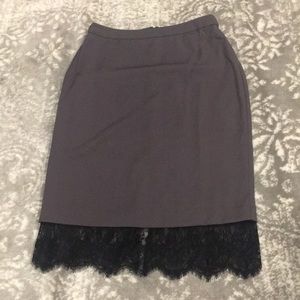 Forever 21 Lace Pencil Skirt Sz M